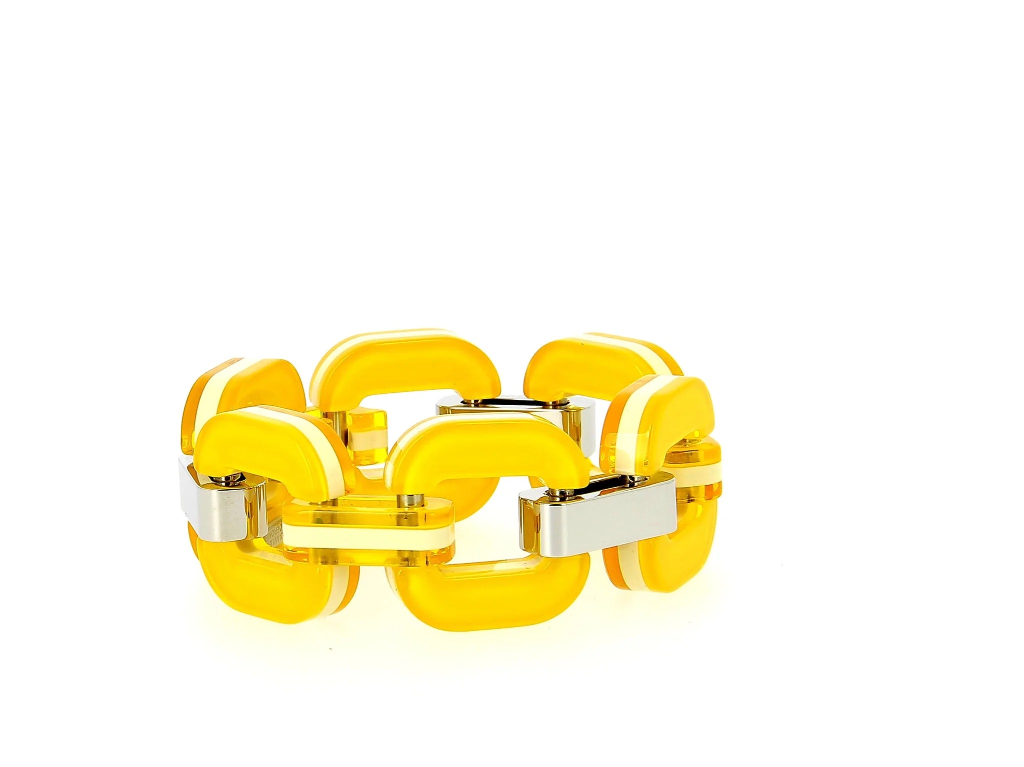 Xavier Derome Medium Yellow Bi Colour Bracelet