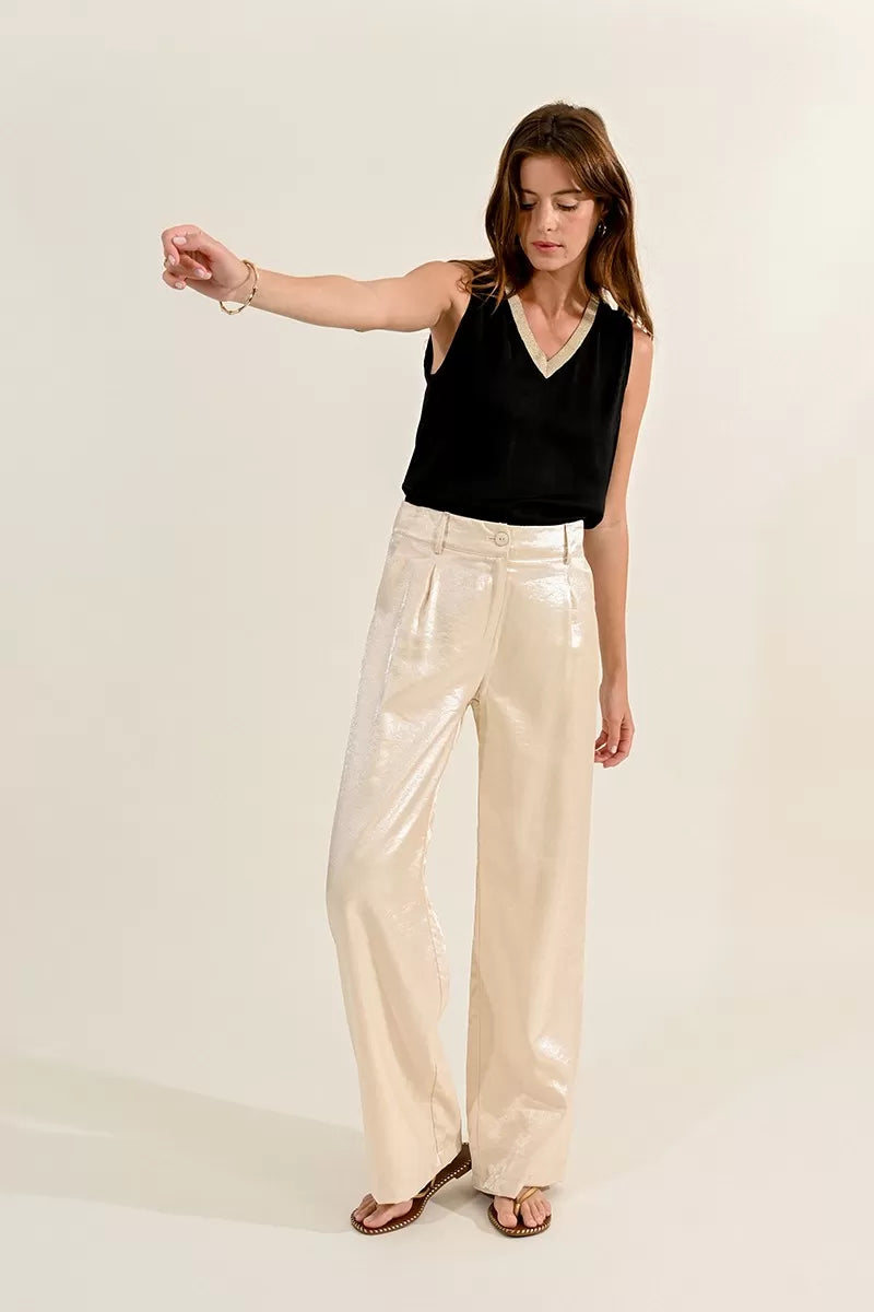 Molly Bracken Golden Beige Pants